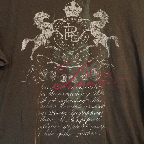 Ralph Lauren Olive Green T-shirt - XL - Picture 2 of 5